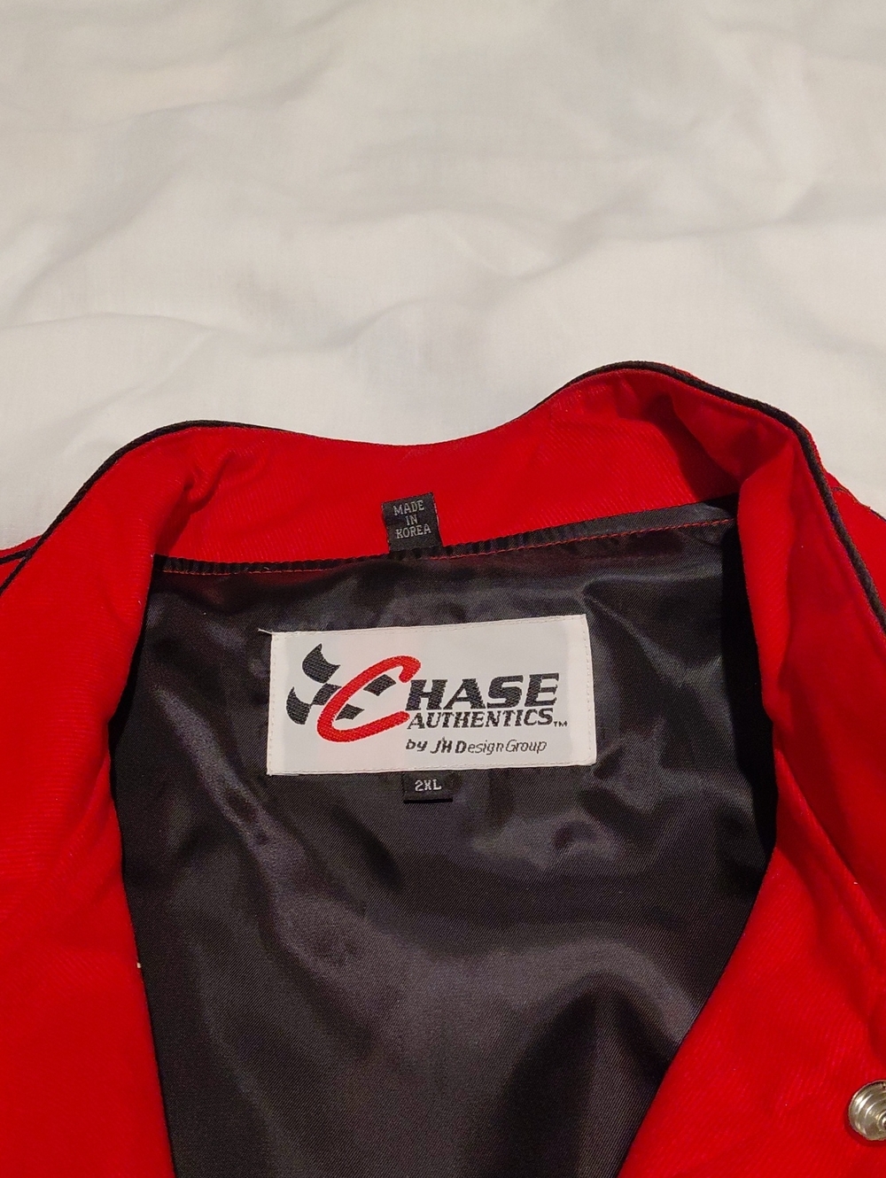 Chase Authentics Red Bud Racing-Style Mens Jacket Excellent Condition XXL - Picture 2 of 8
